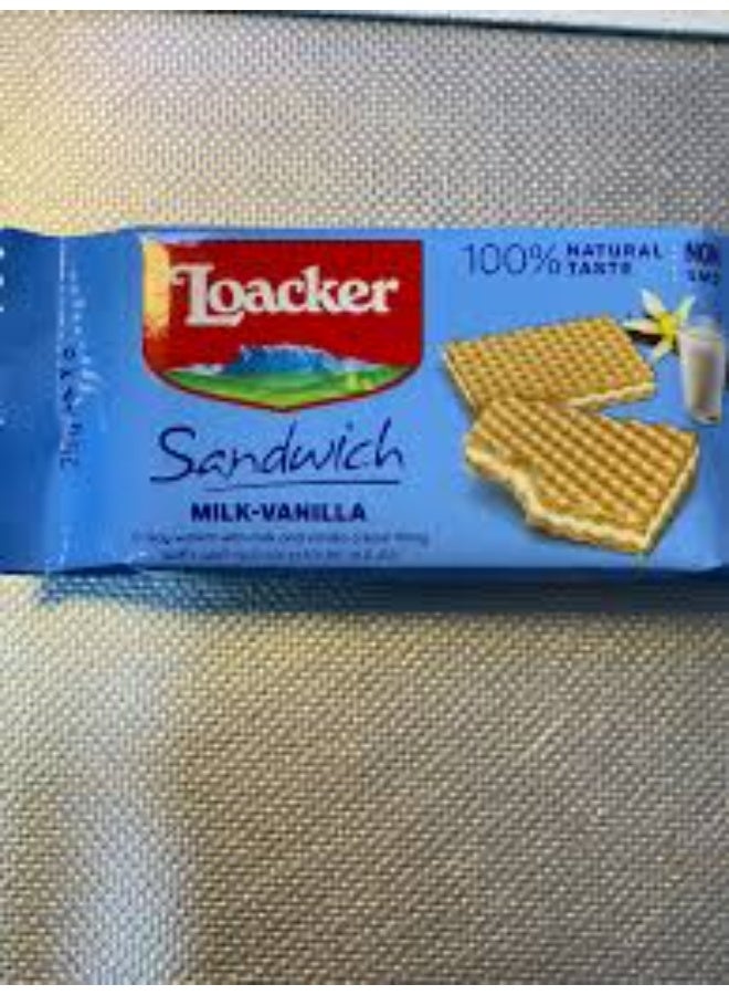 لواكر ساندويتش لواكر بالحليب والفانيليا – 25 غرام | عبوة 6 قطع - Image 2